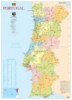 Mapa de Portugal plastificado 80x111 cm (32175)